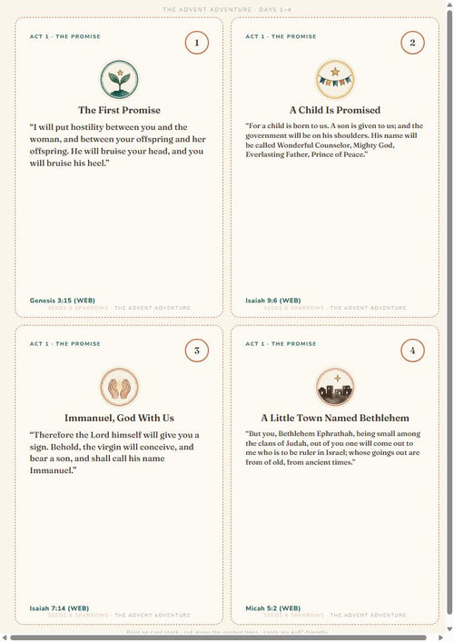 The Advent Adventure — 25-Day Family Journey to Christmas (Printable)
